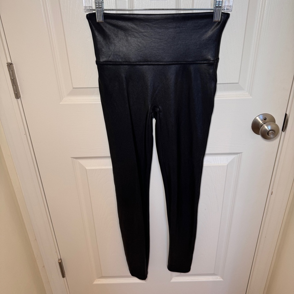 Spanx Shape Faux Leather Leggings